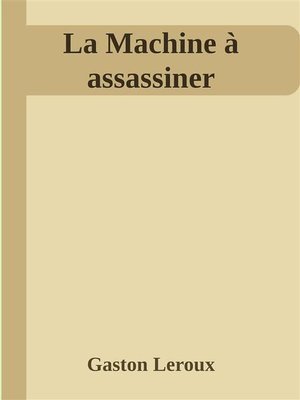 cover image of La Machine à assassiner